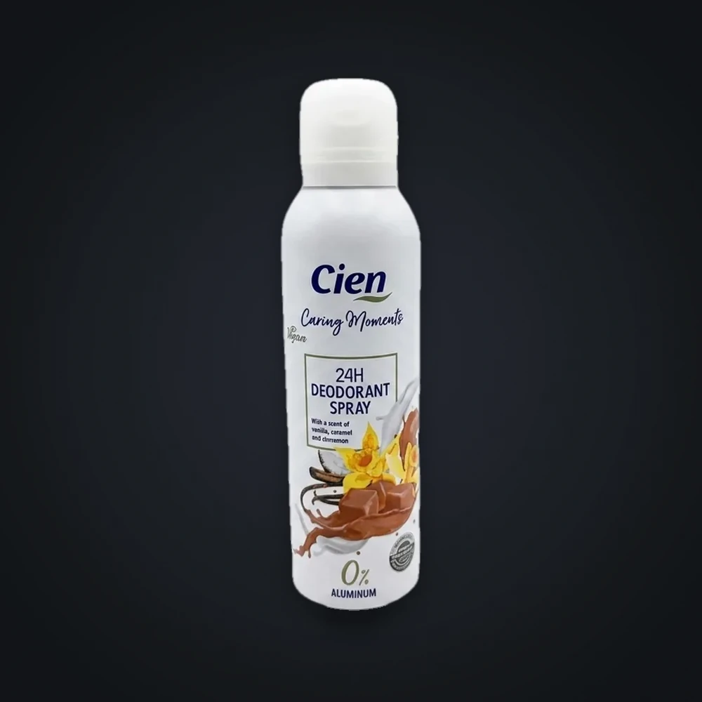 Cien 24h Deodorant Spray Vanilla, Caramel & Cinnamon