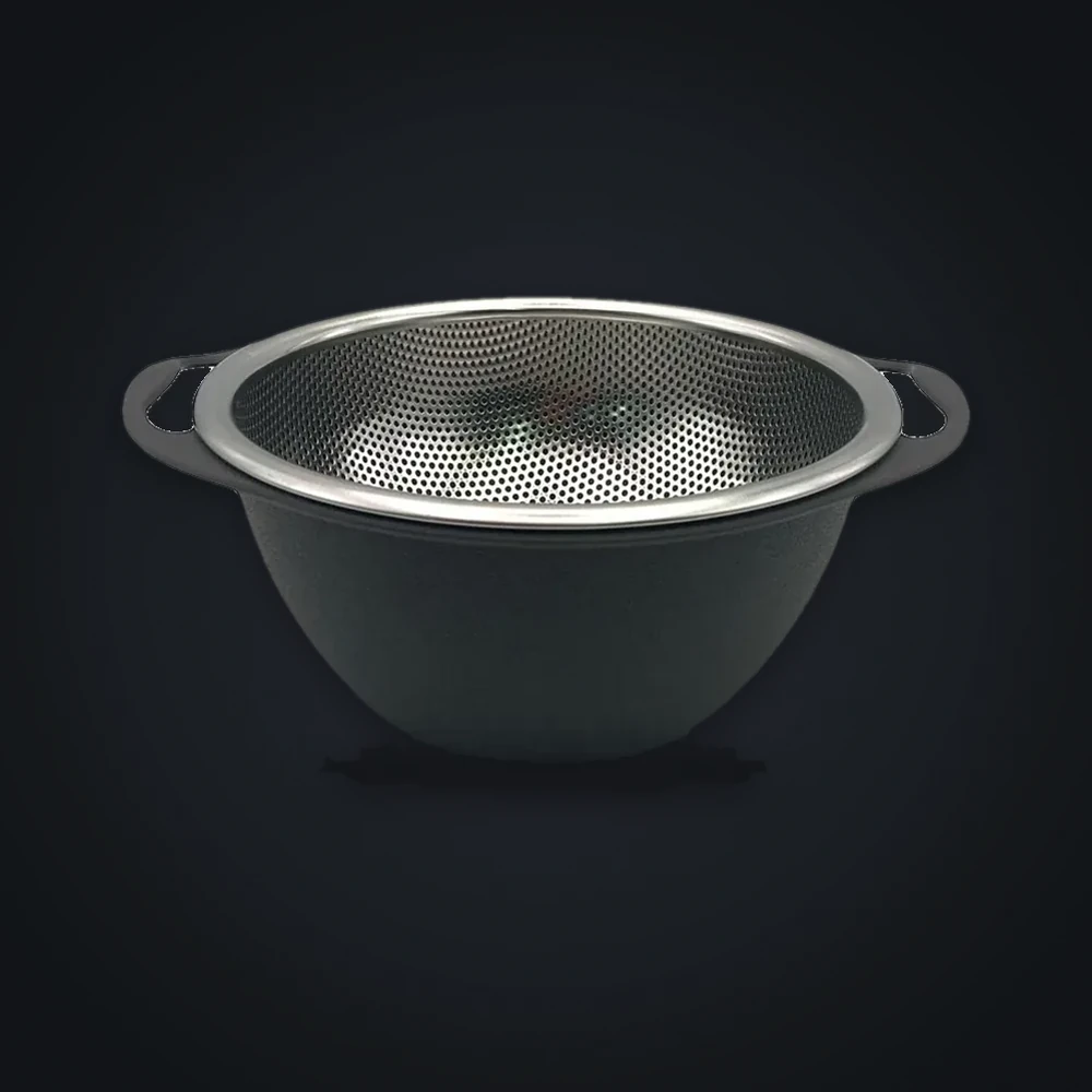 Dosthoff Stainless Steel Strainer with ABS Plastic Bowl 19 cm