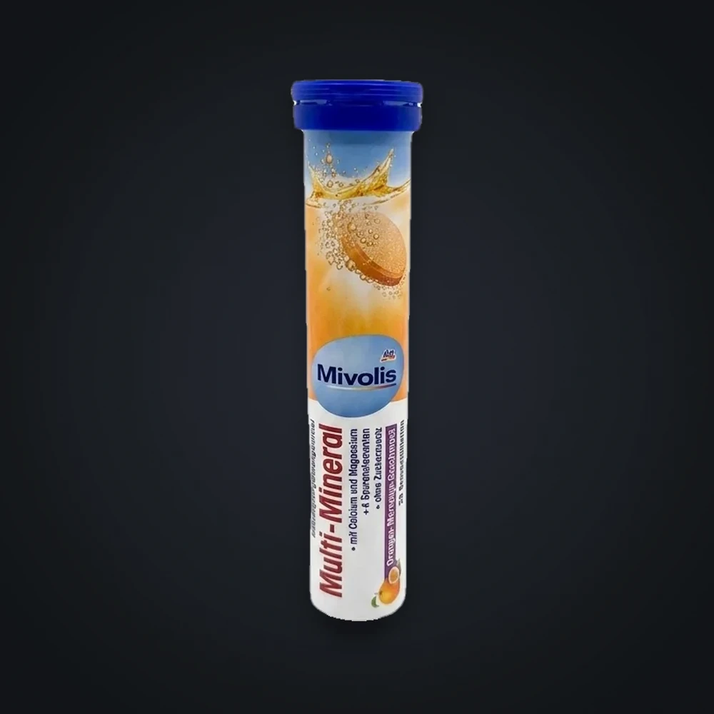 Mivolis Multi-Mineral Orange Flavor Fizzy Tablets